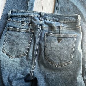 High waisted jeans